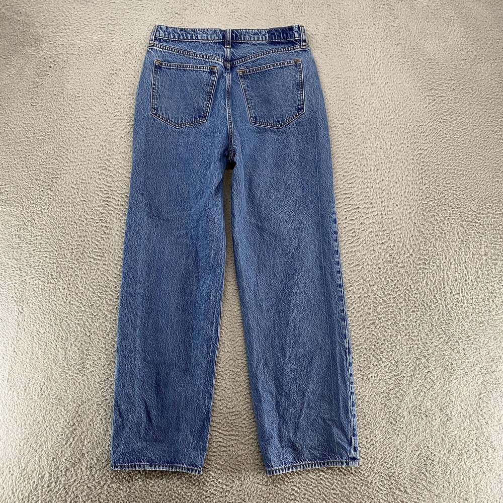 Abercrombie & Fitch Loose High Rise Jeans Womens 30 Blue Straight Relaxed Denim - Picture 12 of 14